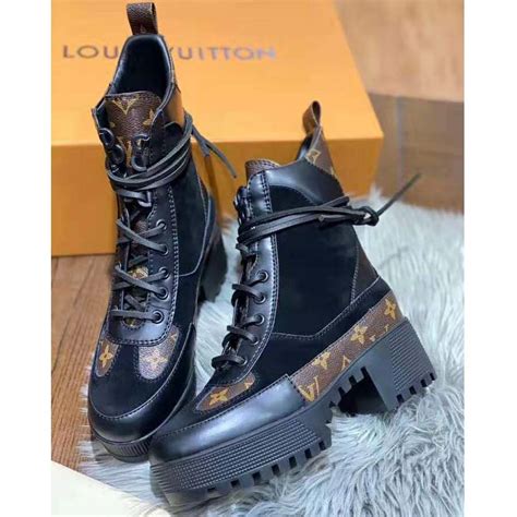 louis vuitton laureate boot|Louis Vuitton platform boots.